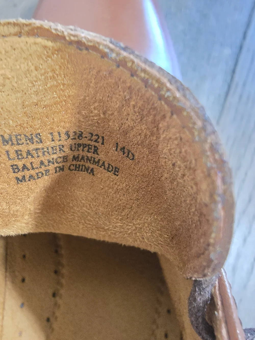 Florsheim Tan Leather Cap Toe Oxford Lace-Up Dress Shoes Men's Size 14D Career